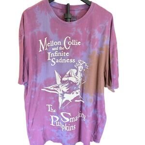 Smashing Pumpkins Mellon Collie Tie Dye Band T Shirt XL Unisex Rock Grunge